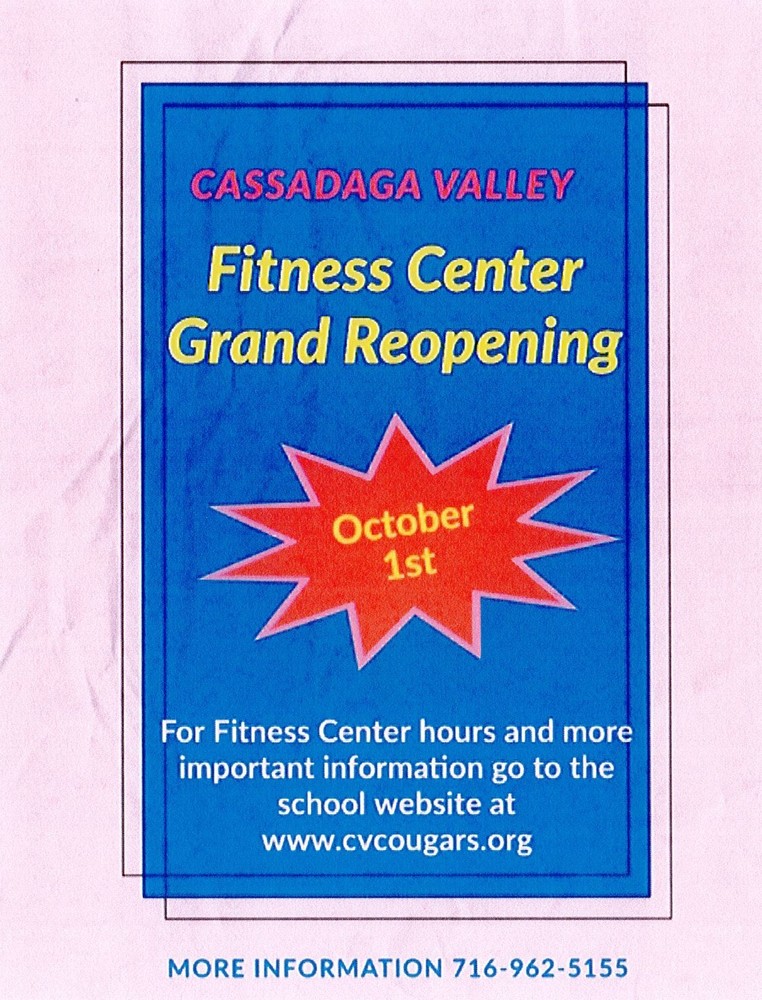 Fitness Center Reopening